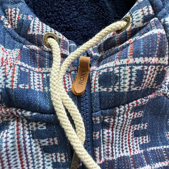 Roxy SNOW Junior's Frost Printed Fleece Jacket - medium - Picture 6 of 13